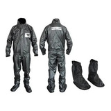 Conjunto Impermeavel+ Polaina Bota Galocha Chuva Pantaneiro
