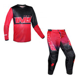 Conjunto Ims Army Camisa + Calça Vermelho 