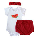 Conjunto Infantil Bebe Tapa Fralda Verão