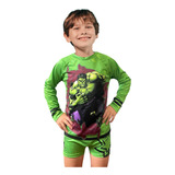 Conjunto Infantil Blusa Sunga Proteção Solar