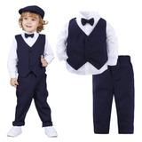 Conjunto Infantil Calça Camisa Colete De