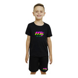 Conjunto Infantil Camiseta E Bermuda Mb