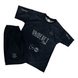 Conjunto Infantil Corinthians 2 4 6 8 10 12 14