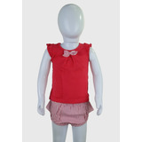 Conjunto Infantil Feminino Com Tapa Fralda