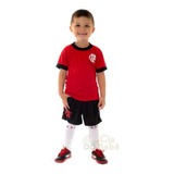 Conjunto Infantil Flamengo Uniforme Artilheiro Oficial