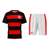 Conjunto Infantil Flamengo Uniforme Camisashort Tamanho 4 10