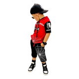 Conjunto Infantil Homem Aranha Camiseta Menino Sonic Verão