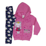 Conjunto Infantil Legging Blusa Frio Menina Tam 1 2 3 4 6 8