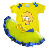Conjunto Infantil Lisa Simpsons Festa Temática