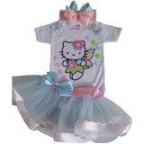 Conjunto Infantil Menina Hello Kitty Gatinha