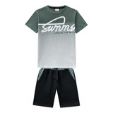 Conjunto Infantil Menino Camiseta + Bermuda