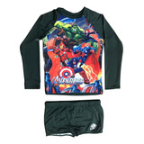 Conjunto Infantil Menino Praia Blusa E