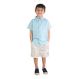 Conjunto Infantil Meninos Camisa Bermuda Kids