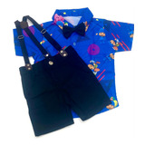 Conjunto Infantil Tematico Pocoyo Roupa Menino Festa