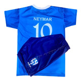 Conjunto Infantil Uniforme Kit Futebol Criança Camisa Shorts