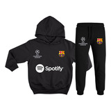 Conjunto Infanto Juveni Moleton Barcelona Futebol Europeu Fc