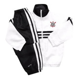 Conjunto Jaqueta + Calça Infantil Corinthians Oficial