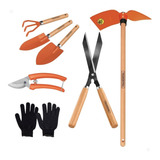 Conjunto Jardinagem 5 Peças Com Luva + Sacho Tramontina
