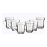 Conjunto Jogo Kit 6 Xícaras Café Americano 90ml Nadir