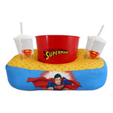 Conjunto Kit Almofada Pipoca Herois Superman Super Homem 