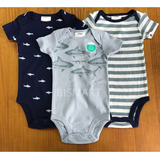 Conjunto Kit Body Manga Curta Carters Bodie Menino Menina