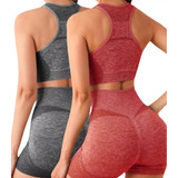 Conjunto Levanta Bumbum Feminino Academia Compressão