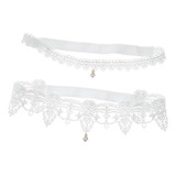 Conjunto Liga Noiva Com Babados Branco M