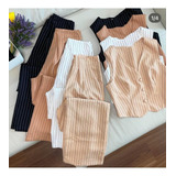 Conjunto Longo Calça/colete Alfaiataria Com Bolso Chik