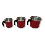Conjunto Luxo, Leiteira Canecão, Fervedor 3 Peças
