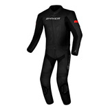 Conjunto Macacao Couro Motocicleta Racing Speed Shiver Pista
