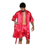 Conjunto Masculino Robe Com Samba / Kit De Luxo Cetim