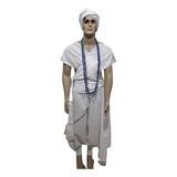 conjunto masculino roupas orixas candomble oxala