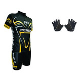 Conjunto Masculino Speed Biking Camisa+bermuda+luva