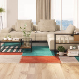 Conjunto Mesa De Centro E Lateral Steel Quadra Artesano