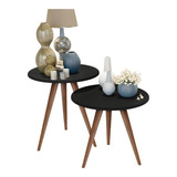 Conjunto Mesa De Enfeite Para Casa Mesinha Tripé Retrô