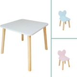 Conjunto Mesa Mesinha C/2 Cadeira Infantil