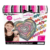 Conjunto Miçangas My Style Sweet Heart Beads Multikids