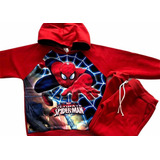 Conjunto Moletom Infantil Personagem Homem Aranha
