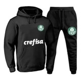 Conjunto Moletom Palmeiras Infantil Adulto Forradinho + 