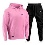 Conjunto Moletom Polo Masculino Kit Blusa + Calça Borzzi