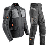 Conjunto Moto Texx Jaqueta Parka Calça Armor Impermeável
