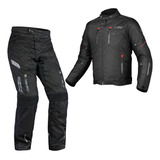 Conjunto Moto X11 Texx Jaqueta Iron 3 Strike Impermeável