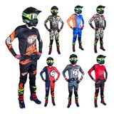 Conjunto Motocross Camisa Calca Motocross Velocross