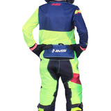Conjunto Motocross Infantil Ims Army Flúor Calça E Camisa