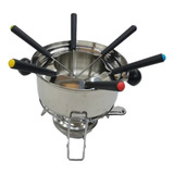 Conjunto Panela Inox Para Fondue 10 Pçs Ref 12134