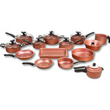 Conjunto Panelas 13 Pecs Antiaderente Brinde Panela Pressão