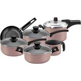 Conjunto Panelas Alumínio Magnific 6 Peças Rose 5001266 Panelux