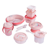 Conjunto Para Introdução Alimentar Arco Íris 6 Peças
