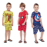 Conjunto Pijama 5 Peças Infantil Verão