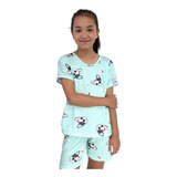 Conjunto Pijama  Infantil Estampado Suede